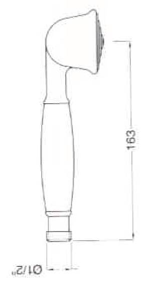 Beitz & Walz AQVARETRO I Handbrause chrom