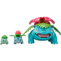 Jazwares PKW2775 - Pokemon Select Evolution 3er-Pack - Bisasam, Bisaknosp, Bisaflor Jazwares PKW2775 - Pokemon Select Evolution 3er-Pack - Bisasam, Bisaknosp, Bisaflor