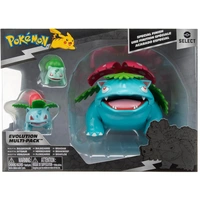 Jazwares PKW2775 - Pokemon Select Evolution 3er-Pack - Bisasam, Bisaknosp, Bisaflor Jazwares PKW2775 - Pokemon Select Evolution 3er-Pack - Bisasam, Bisaknosp, Bisaflor