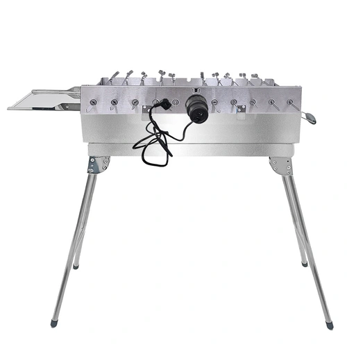 Mangal Set mit 11er Drehspieß 220V Motor und 10 Spieße Schaschlikgrill mit Drehmotor Mangal Set mit 11er Drehspieß 220V Motor und 10 Spieße Schaschlikgrill mit Drehmotor