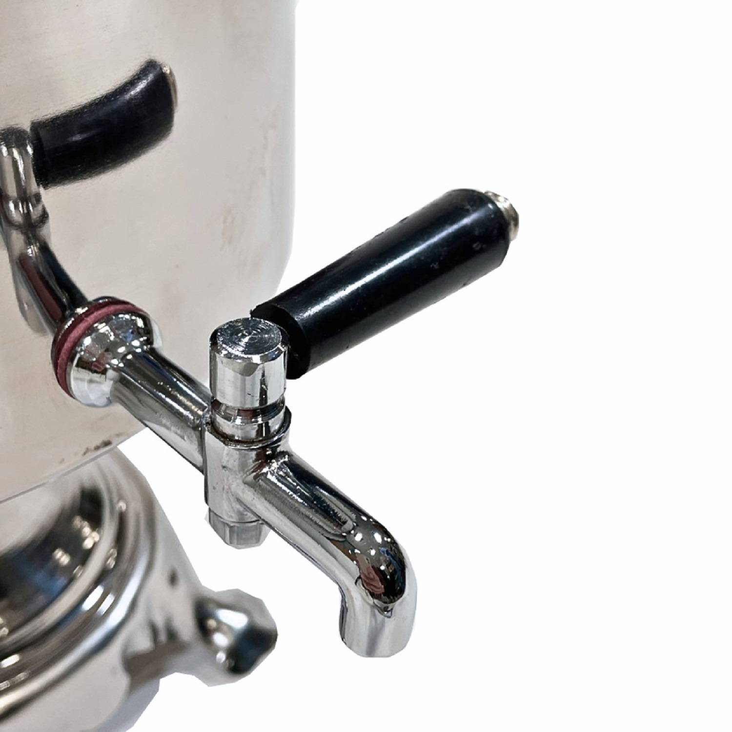 Holzkohle Samowar Edelstahl 5L mit Rauchrohr Teemaschine