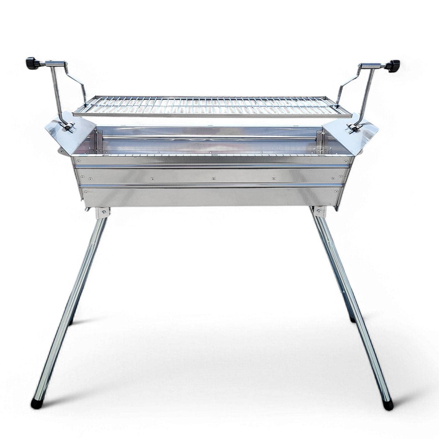 Mangal Ararat Edelstahl 2mm Schaschlikgrill mit verstellbarer Grillhöhe