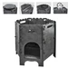 Utschak Outdoorkamin Feuerofen Feuerstelle Campingkocher mit Tragetasche für Kessel 8-16 L Utschak Outdoorkamin Feuerofen Feuerstelle Campingkocher mit Tragetasche für Kessel 8-16 L