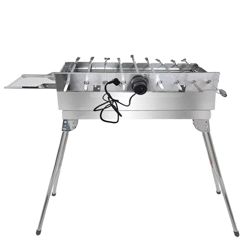 Mangal Set mit 9er Drehspieß 230V Motor 10 Spieße Schaschlikgrill mit Drehmotor Mangal Set mit 9er Drehspieß 230V Motor 10 Spieße Schaschlikgrill mit Drehmotor