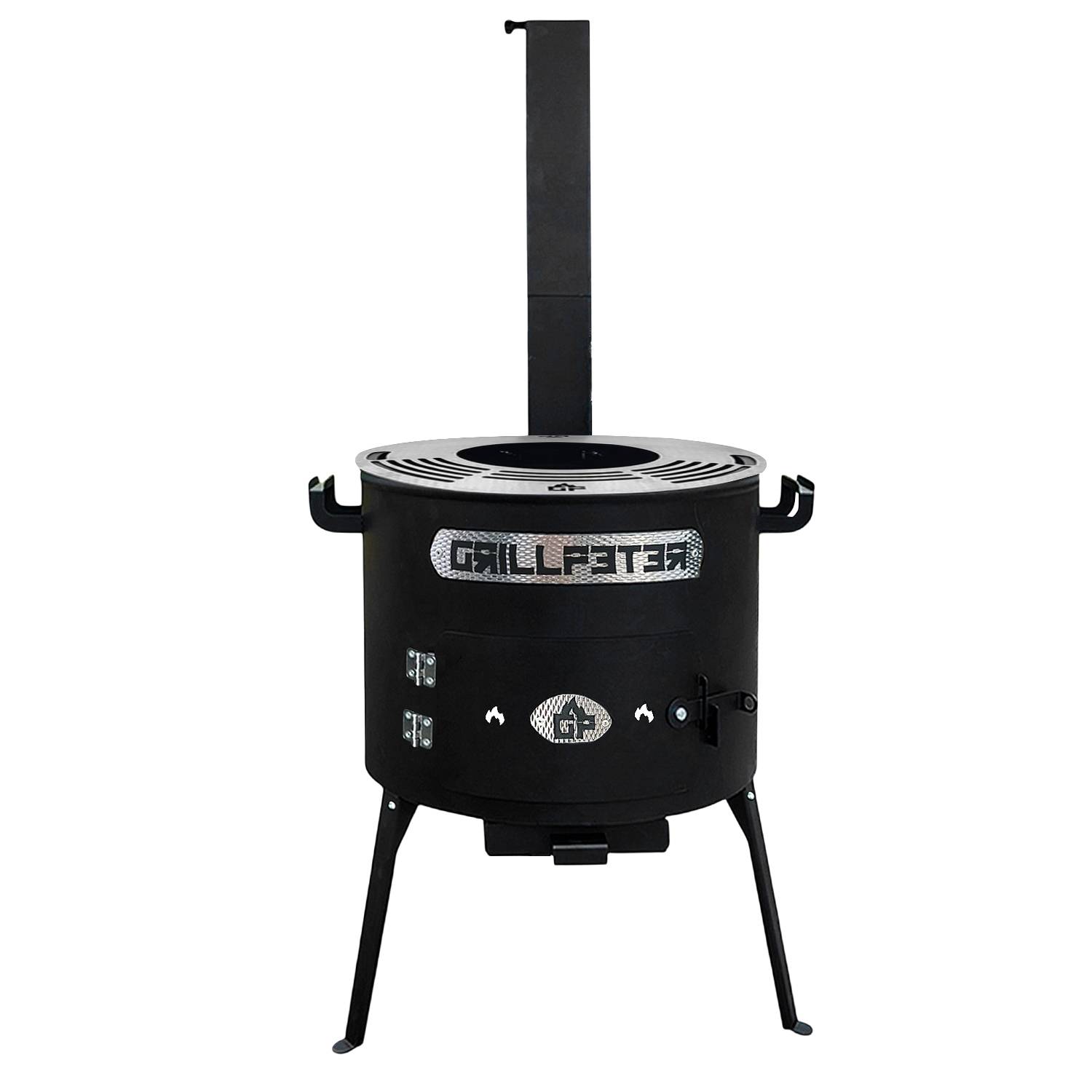 Utschak Asamat Ø40 cm mit Grillplatte 4 mm Grillrost Ø20 cm