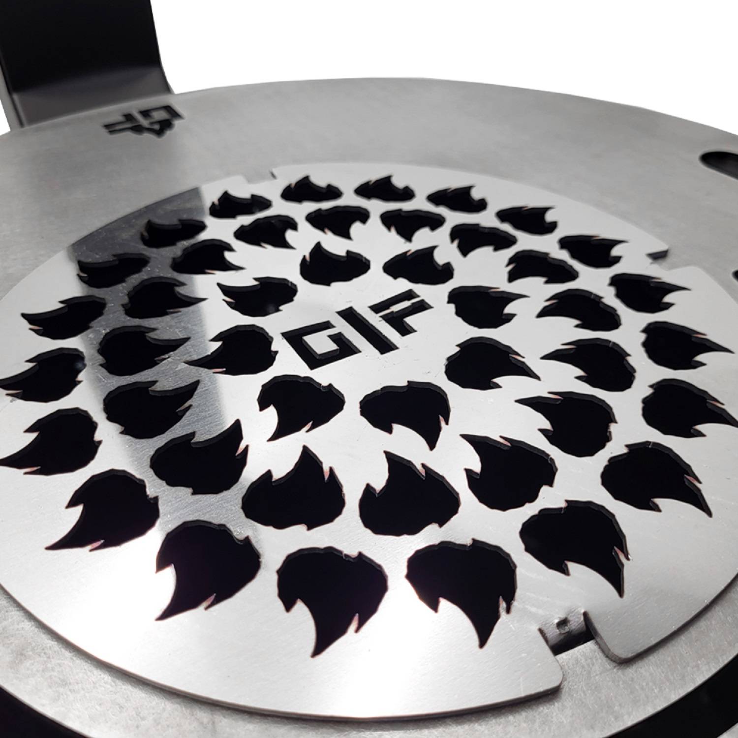 Utschak Asamat Ø40 cm mit Grillplatte 4 mm Grillrost Ø20 cm