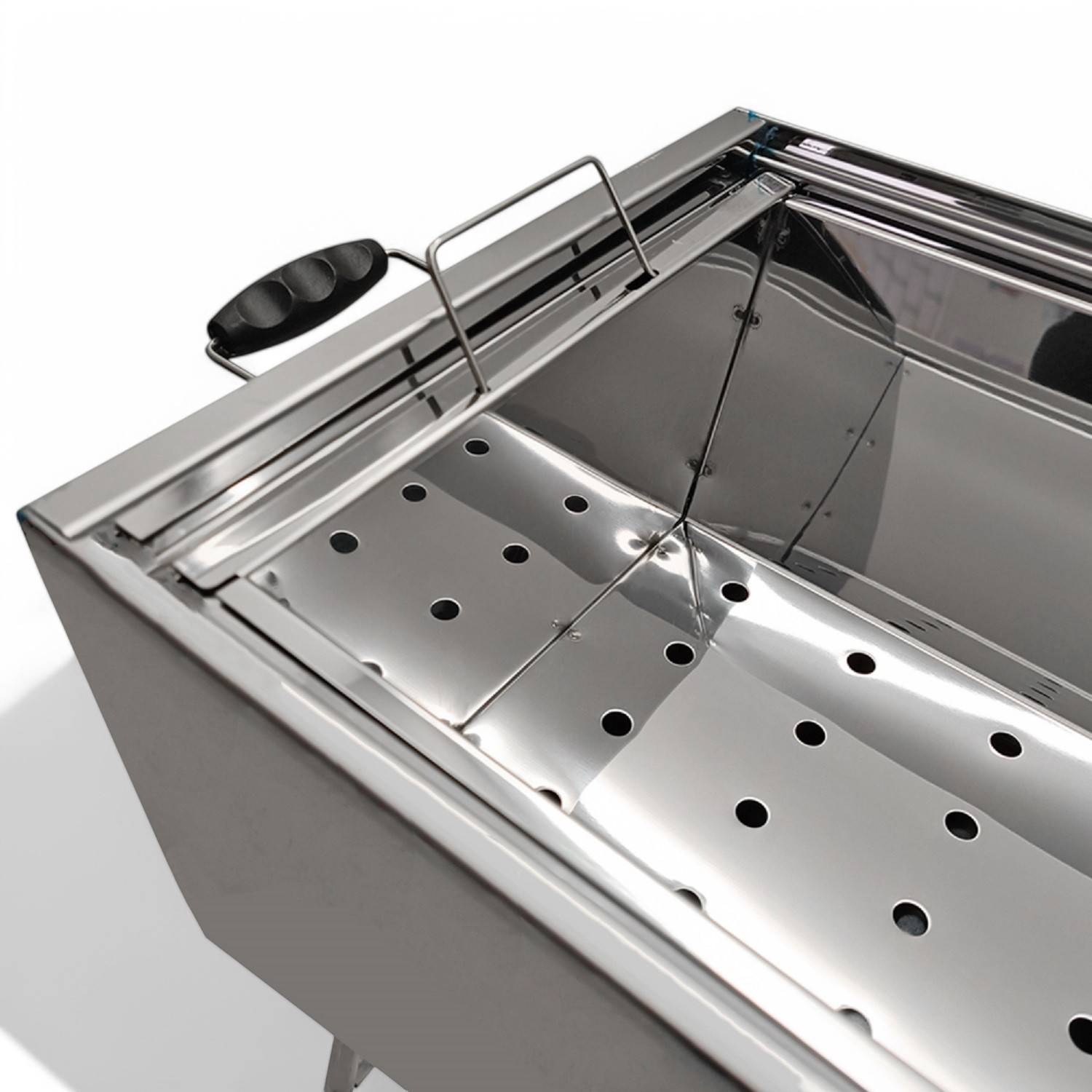 Mangal Kairat Schaschlikgrill Edelstahl rostfrei Grill mit Grillrost