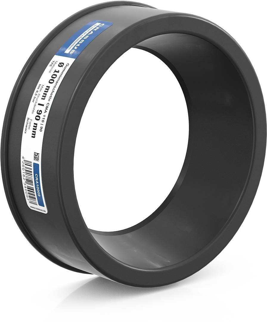 Crassus Gummimanschette schwarz 110/90