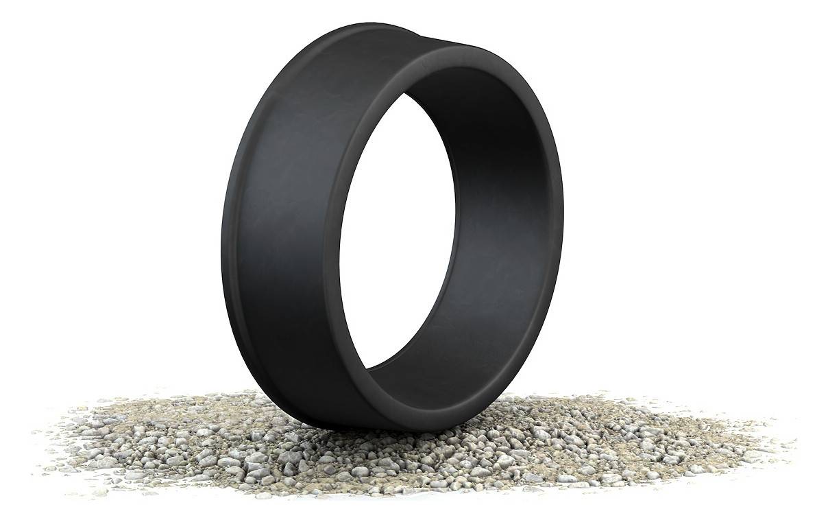 Crassus Gummimanschette schwarz 110/90