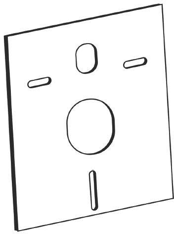 WBV Schallschutzset für Wand-WC/WD- Bidet