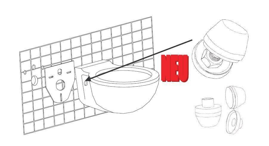 WBV Schallschutzset für Wand-WC/WD- Bidet