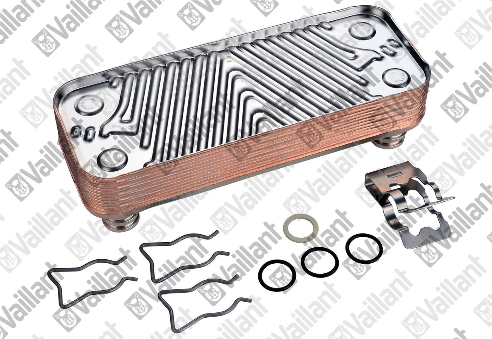 Vaillant Wärmetauscher kpl SWT 12 PLT. VCW.../3, Euro Pro/Plus