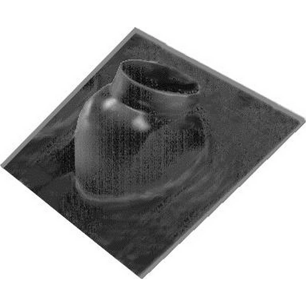 Wolf Dachplatte Großformat 50cm x 50cm Neigung m. Adapter, schwarz Wolf Dachplatte Großformat 50cm x 50cm Neigung m. Adapter, schwarz