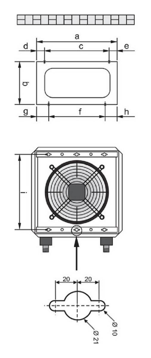 Supports de fixation Wolf pour chauffages d'air LH/LH-ATEX 25-40