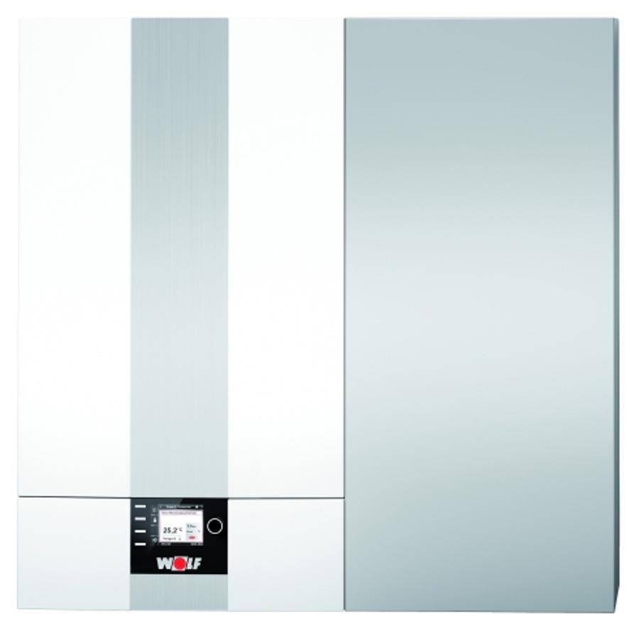 Wolf Gasbrennwert-Zentrale CGW-2 mit Schichtenspeicher, 14/100L