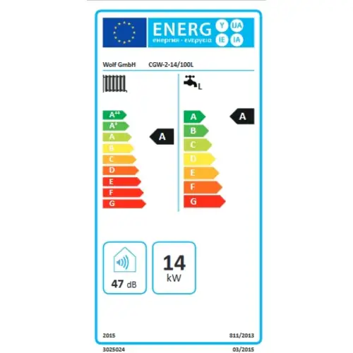 Wolf Gasbrennwert-Zentrale CGW-2 mit Schichtenspeicher, 14/100L Wolf Gasbrennwert-Zentrale CGW-2 mit Schichtenspeicher, 14/100L