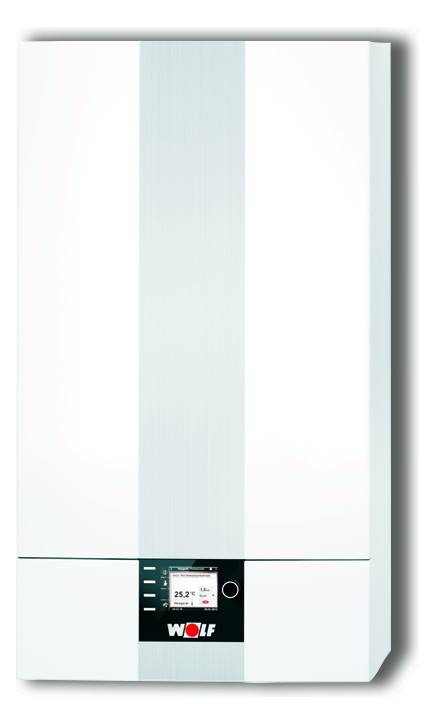 Wolf Gasbrennwert-Heiztherme ComfortLine m. hocheff. Heizkreispumpe CGB-2-24