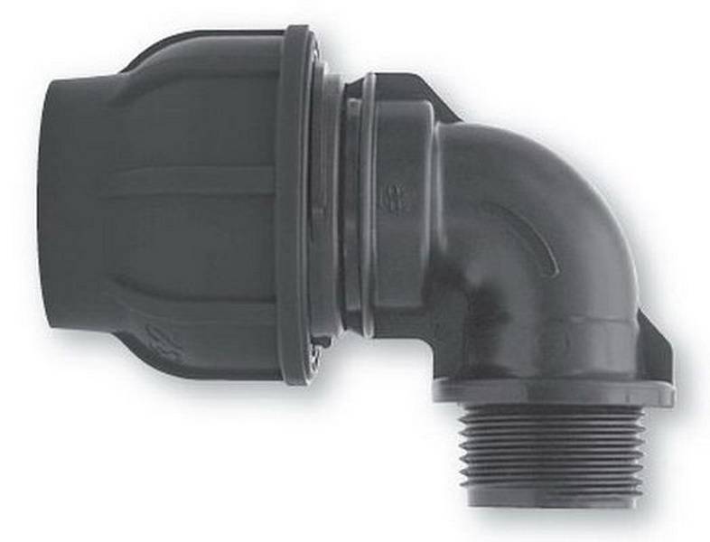 Gebo Plast Winkel 90° 25 mm x AG 3/4"