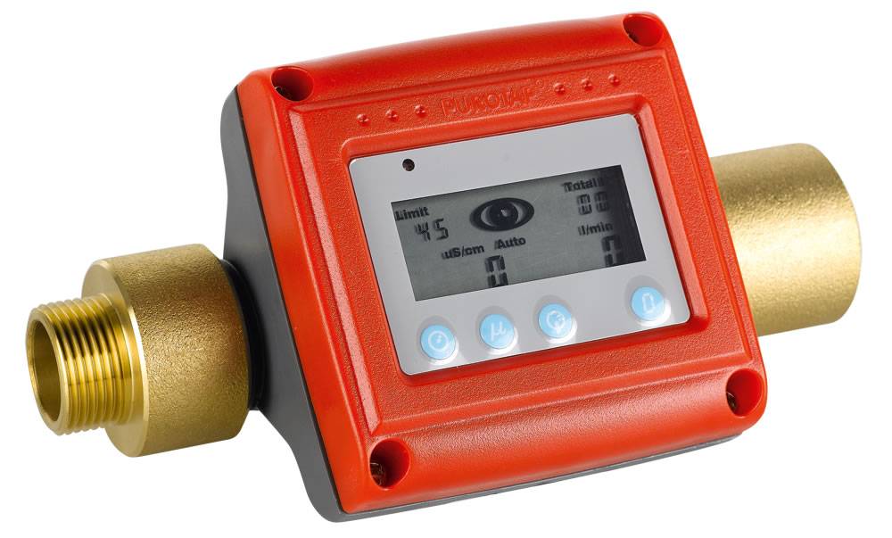 Elysator PUROTAP MessComputer für Vollentsalzungspatronen