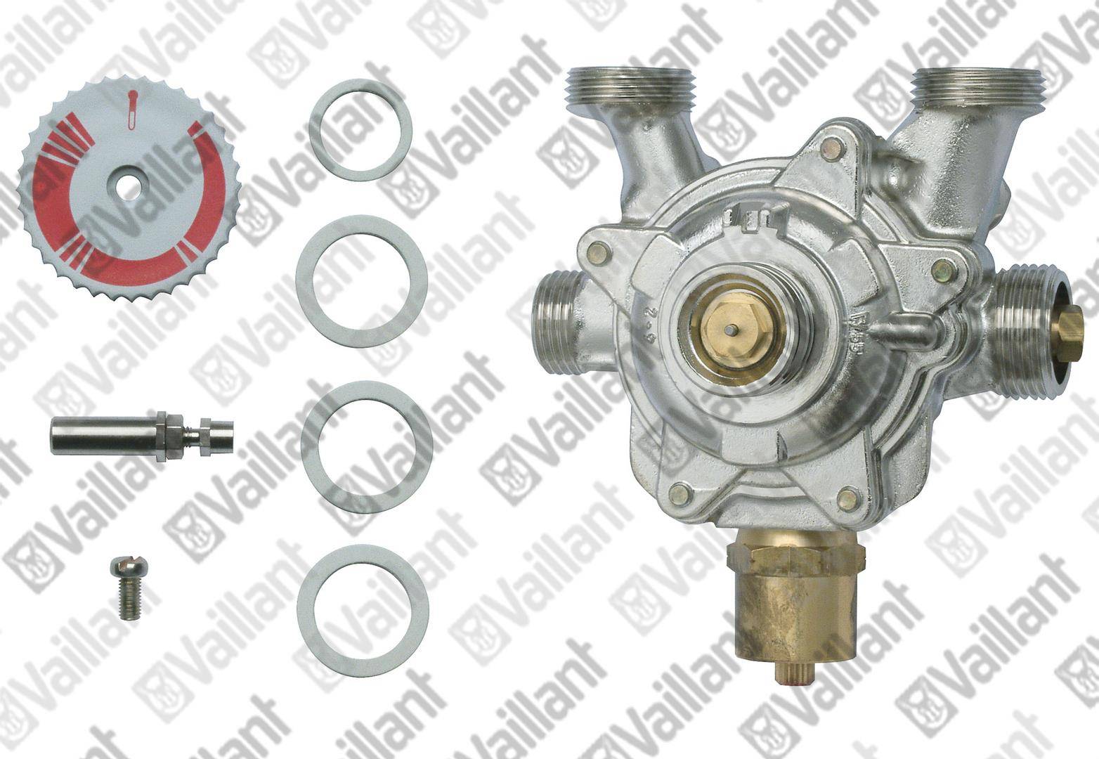 Vaillant Wasserschalter komplett VCW 180, 182, 184, 185
