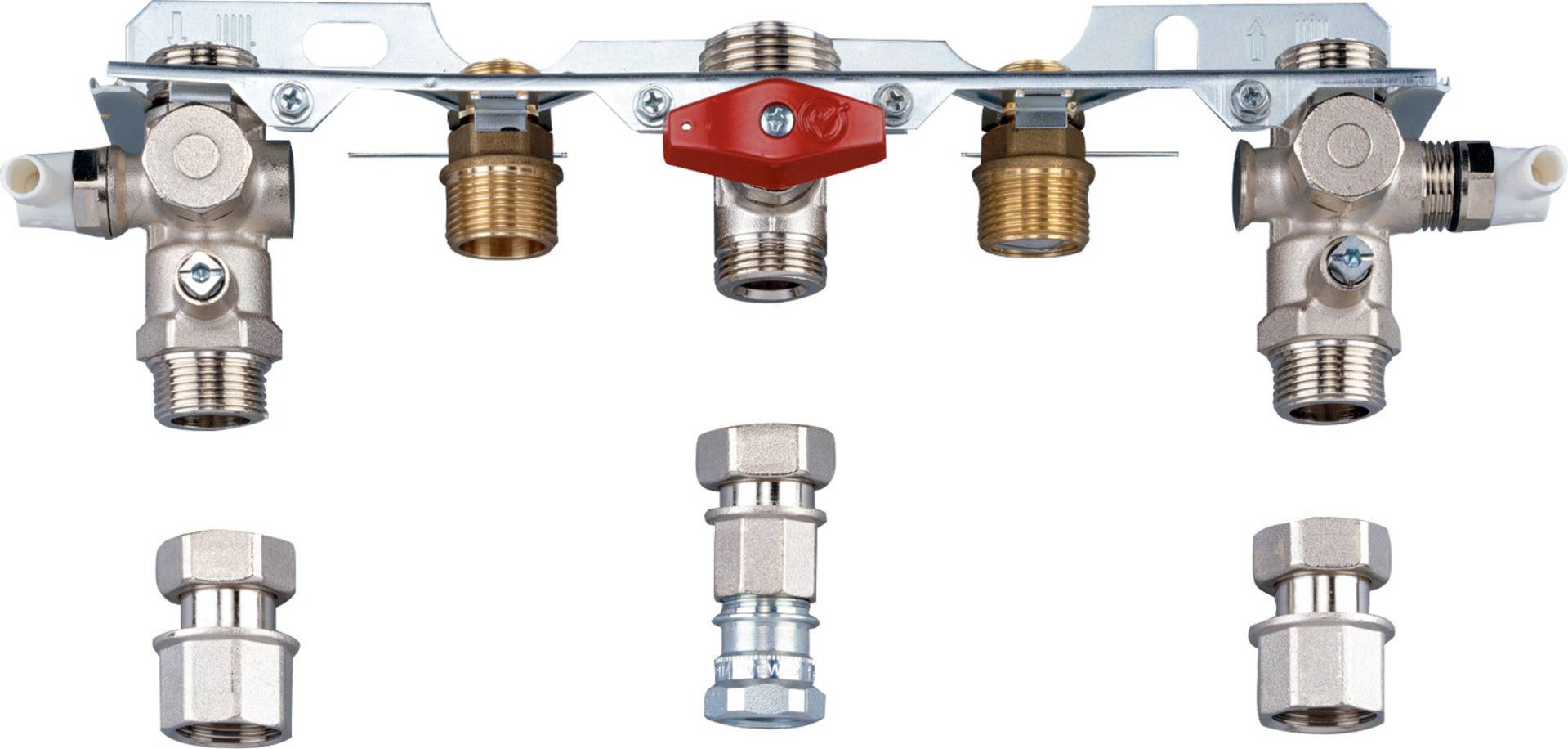Bosch Montageanschlussplatte Typ 993 für Erd- und Flüssiggas, Aufputzmontage