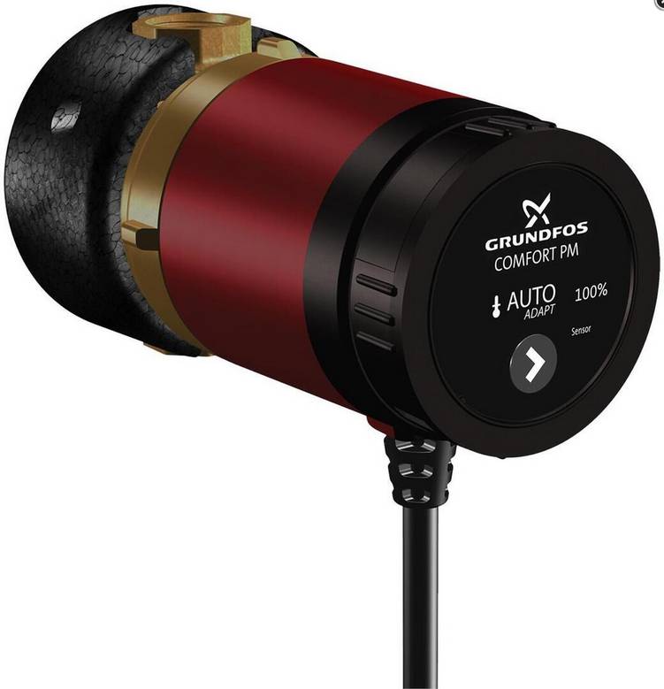 Grundfos Zirkulationspumpe COMFORT DACH 15-14BA, 1/2 80mm