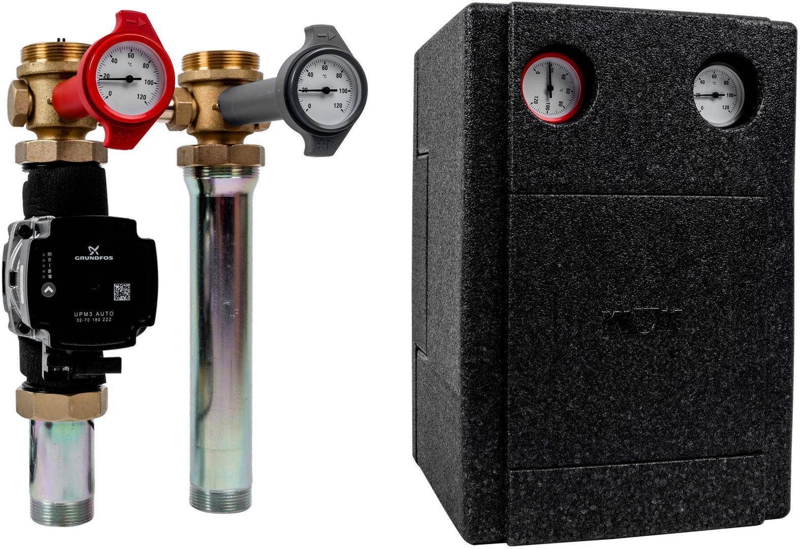 Wolf Verrohrungsgruppe Heizkreis HE-Pumpe DN32 bis DN60 selbstregelnd