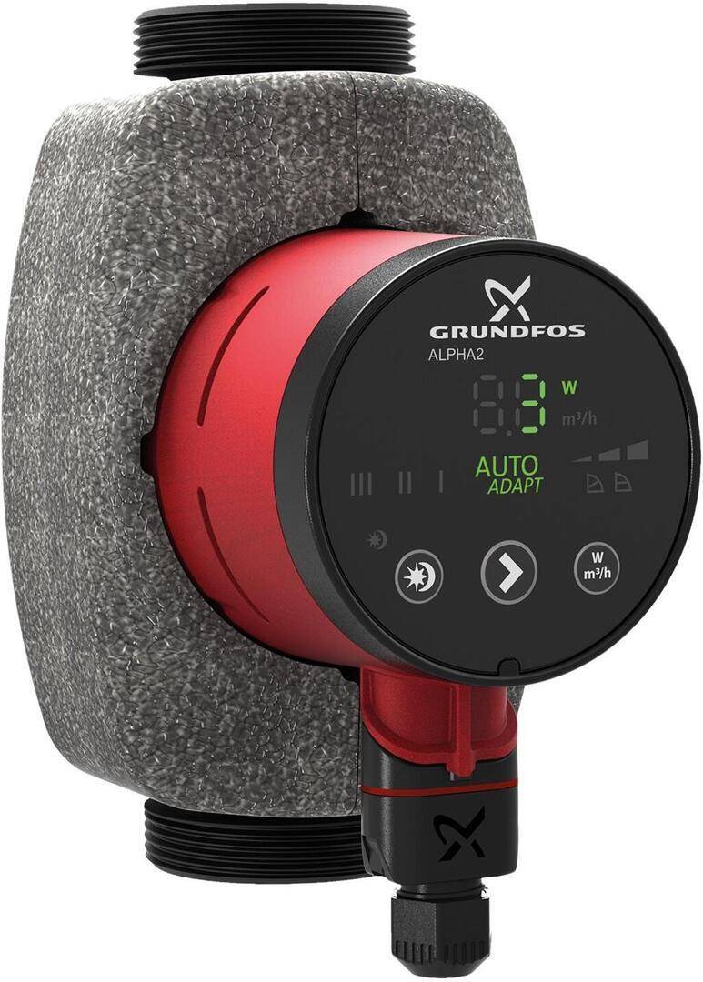 Grundfos Hocheffizienz Umwälzpumpe ALPHA3 25-60 180 1x230V G1_1/2 DACH, 1 Stk.