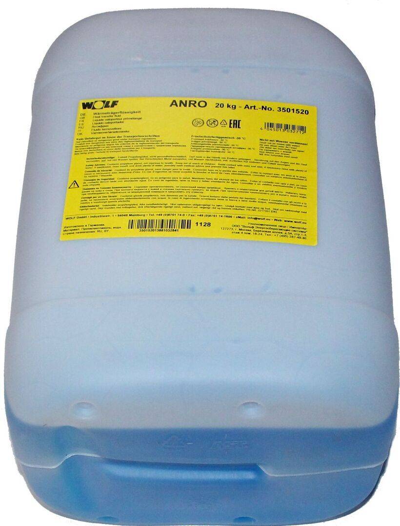 Wolf Wärmeträgerflüssigkeit ANRO 30kg Sole-Flüssigkeit (Fluid)