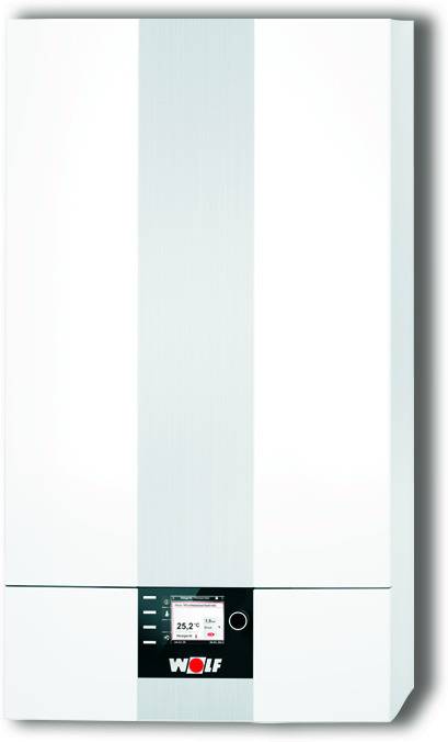 Wolf Gasbrennwert-Heiztherme ComfortLine m. hocheff. Heizkreispumpe CGB-2-55