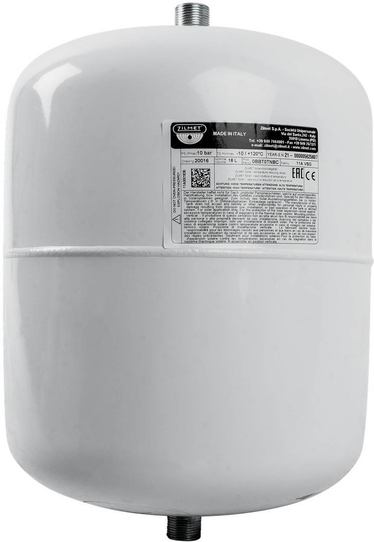 Wolf Vorschaltgefäß Solar Inhalt 18 Ltr.