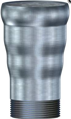 LORO-X Anschluss-Stück AG DN 50x11/2 mit Steckmuffenverbindung