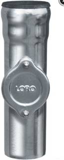 LORO-X-Reinigungsrohr 00550. DN 50, mit runder Reinigungsoeffnung