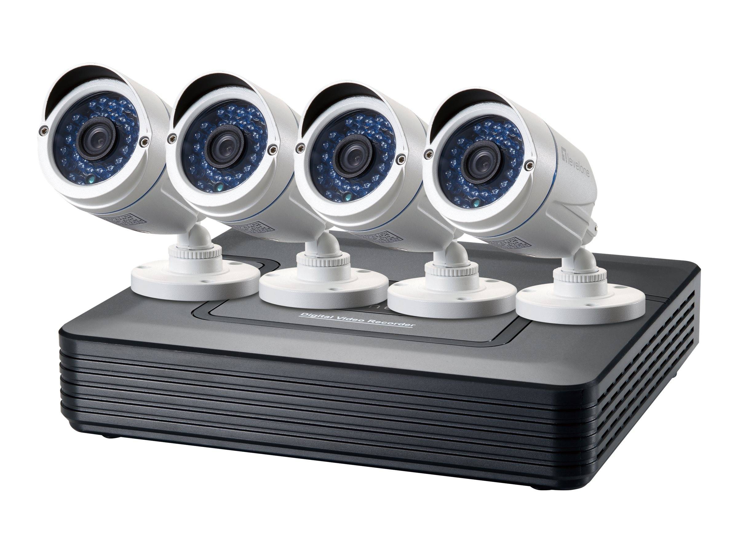 LevelOne DSK-8001 - DVR + Kamera(s) - verkabelt (LAN)
