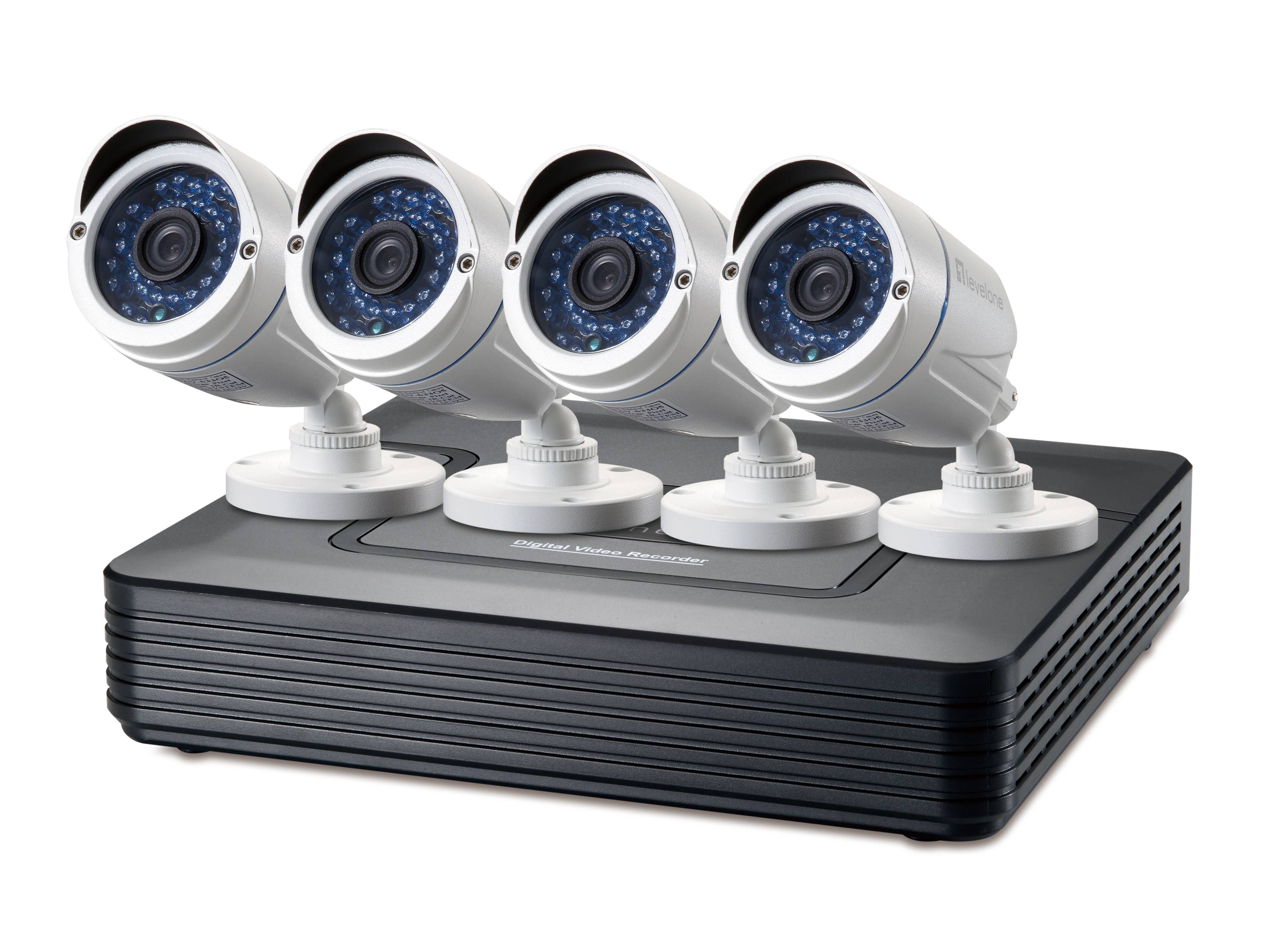 LevelOne DSK-8001 - DVR + Kamera(s) - verkabelt (LAN)
