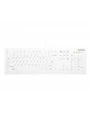 Cherry Active Key AK-C8112 Tastatur medical 100% full size waschbar USB QWERTY Europa Tastenschalter: CHERRY SX weiß
