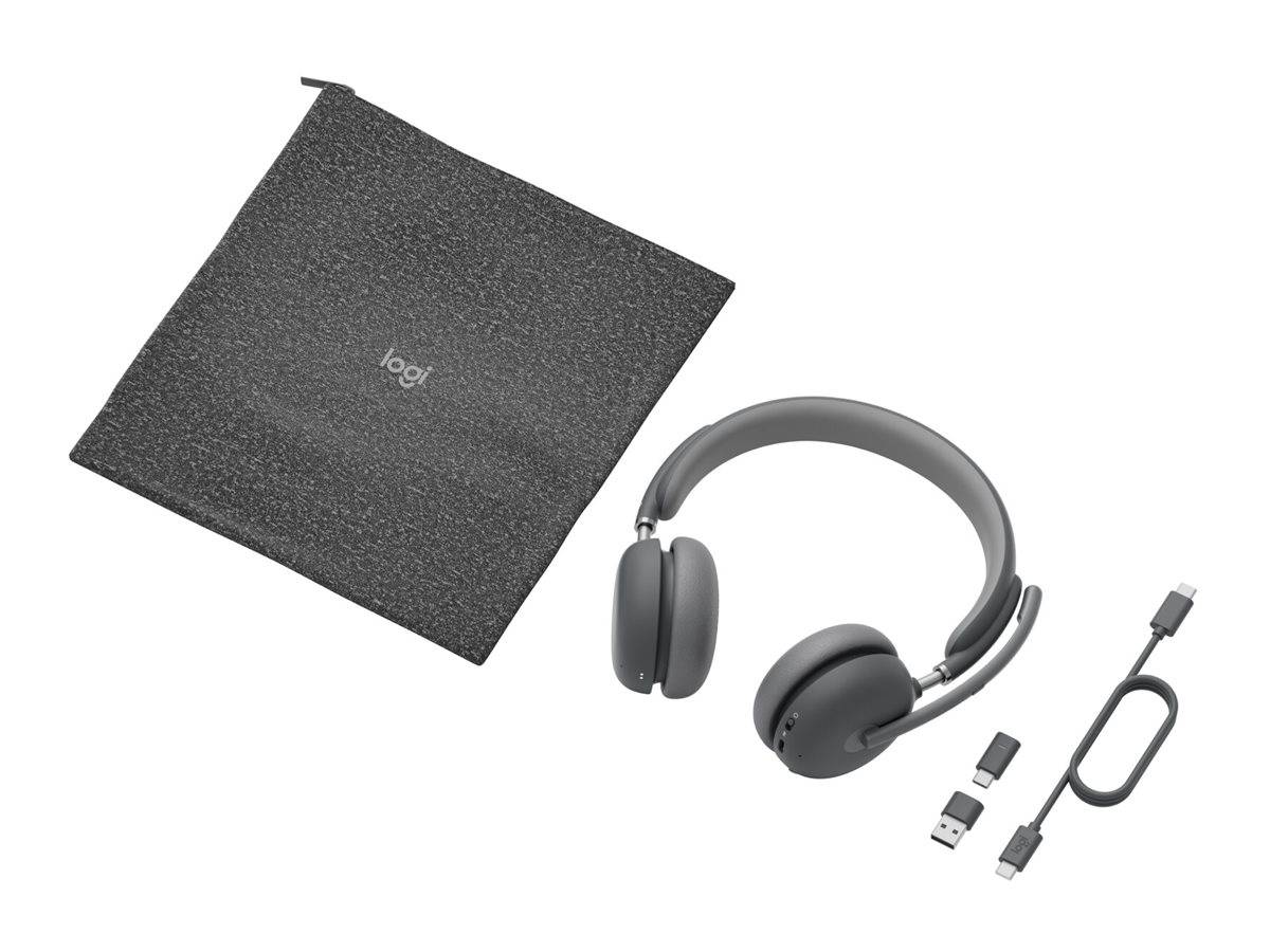 LOGITECH Zone Wireless 2 headset Teams native Bluetooth - GRAPHITE TEAMS