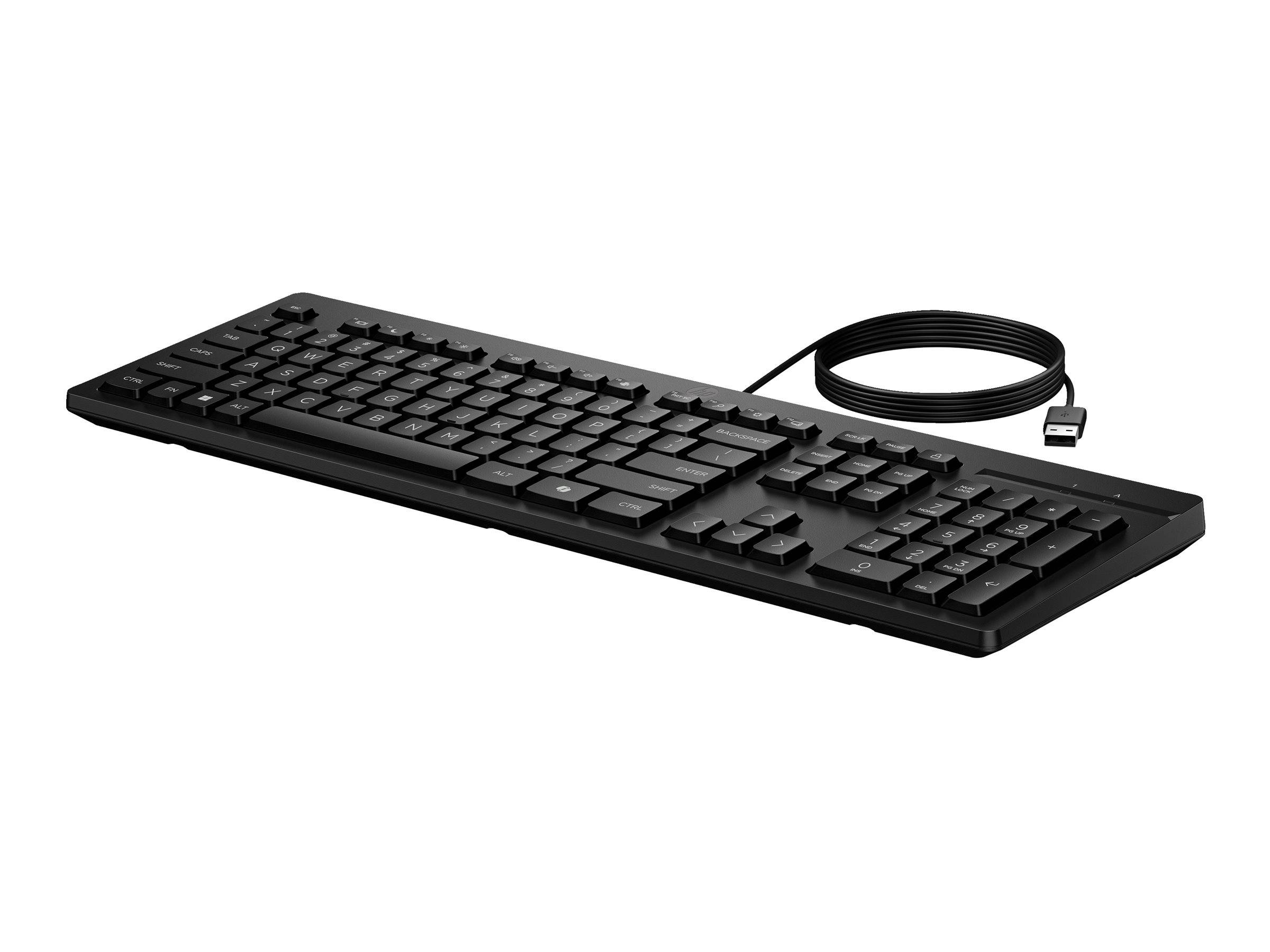HP 125 G2 - Tastatur - 3-Zonen-Layout, standard Tastendruck