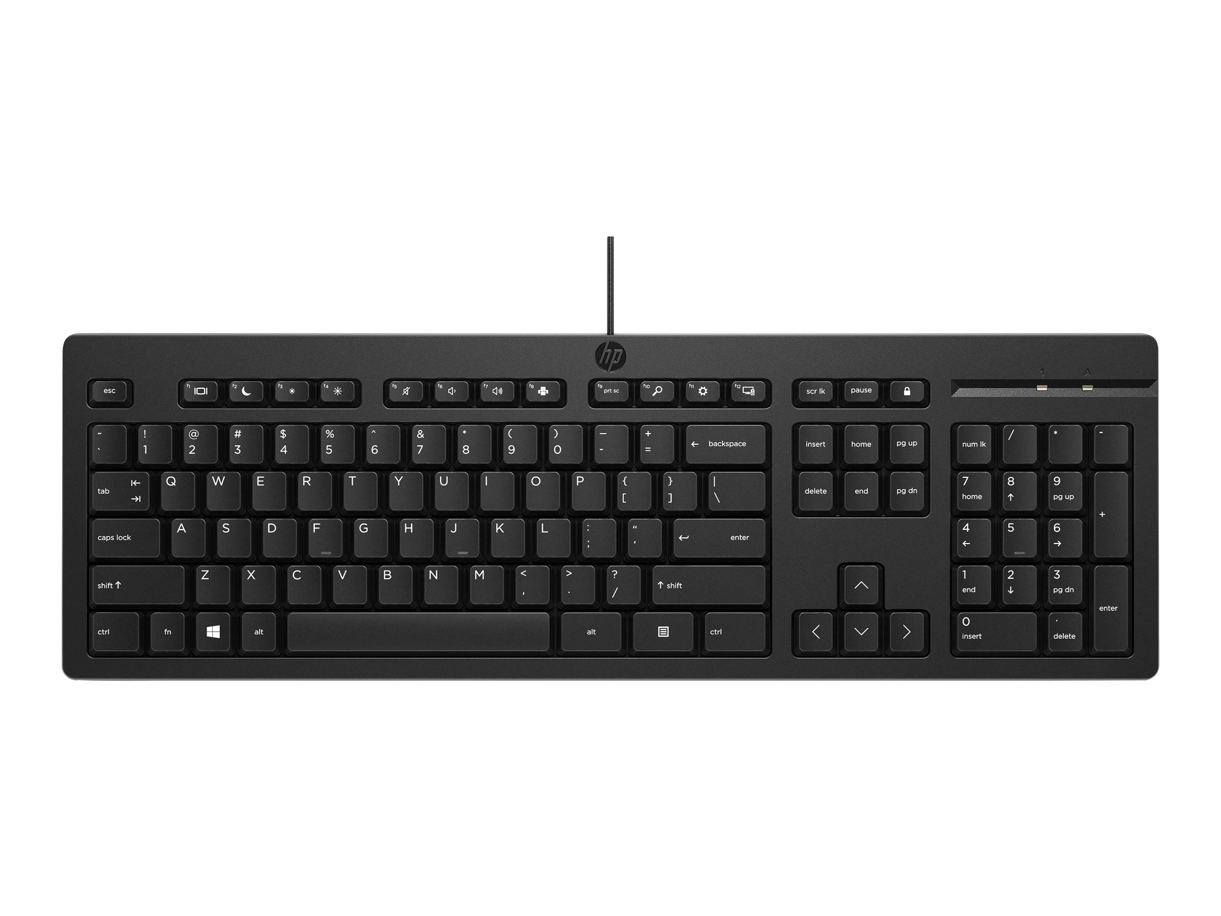 HP 125 G2 - Tastatur - 3-Zonen-Layout, standard Tastendruck