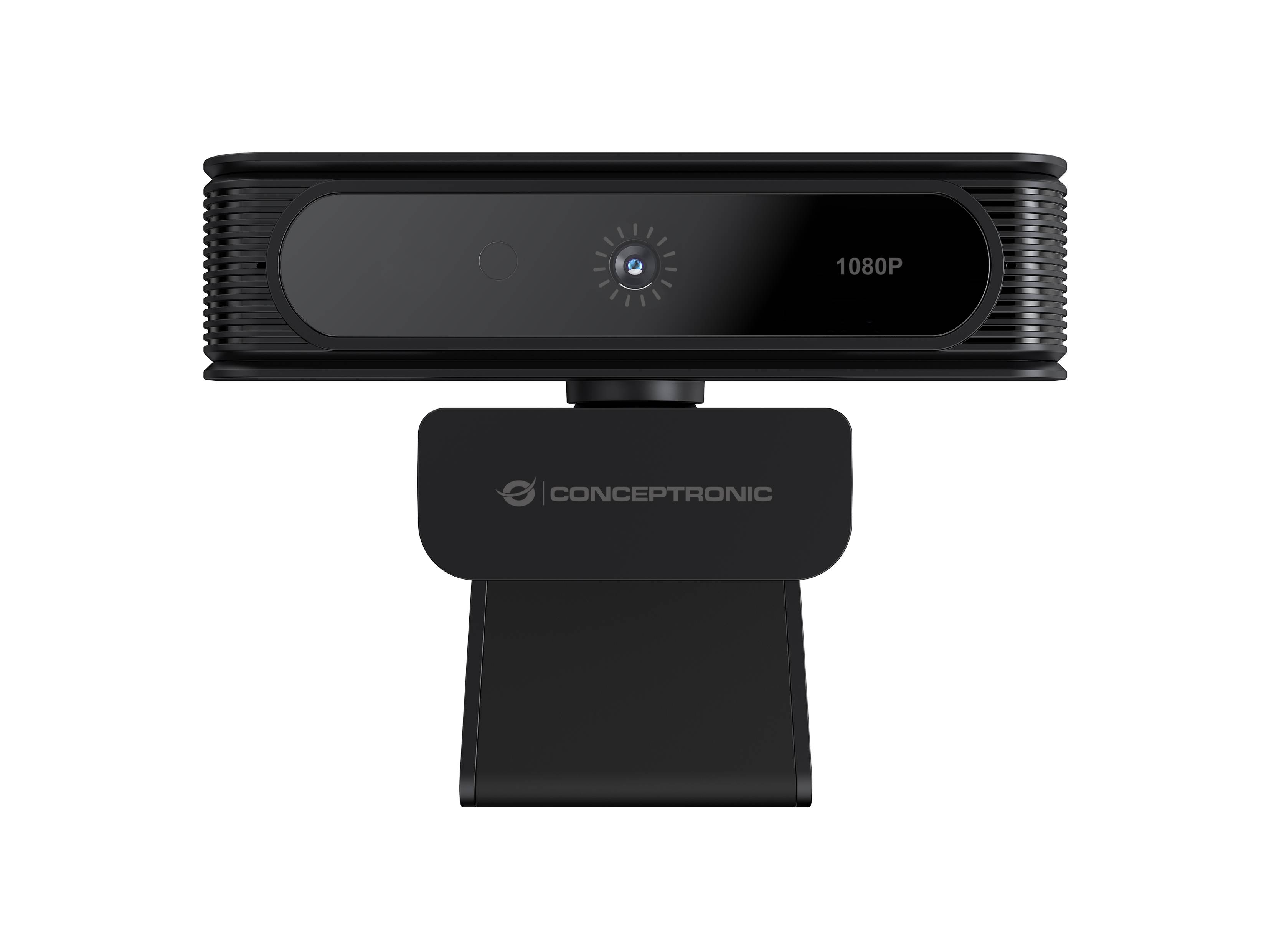 Conceptronic Webcam USB-A2.0 FID 1080p 30Hz FullHD+Mikro sw - Webcam