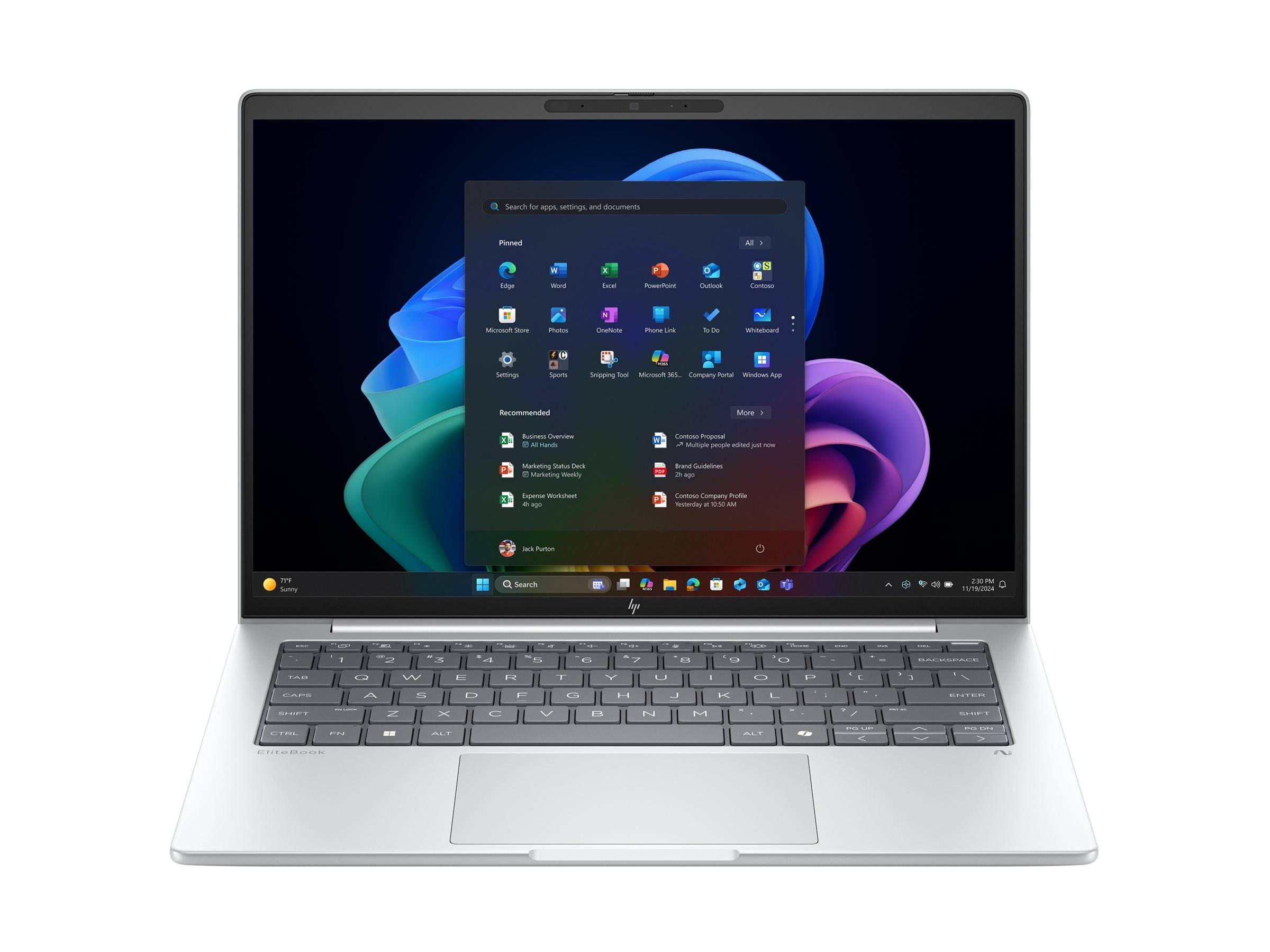 HP EliteBook 8 G1a AD3F1ET Laptop 35,6 cm (14,0 Zoll), 32 GB RAM, 512 GB SSD, AMD Ryzenâ„¢ AI 5 340