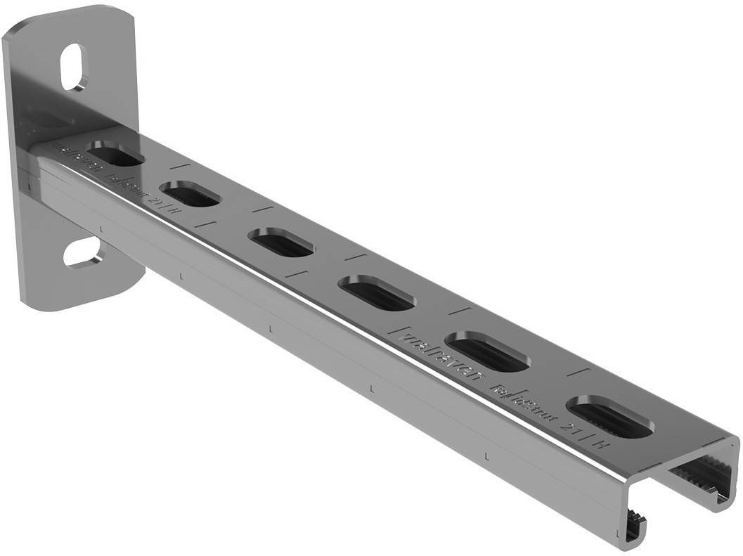 Console murale Walraven RapidStrut 21H BUP L : 300 mm avec repères de coupe
