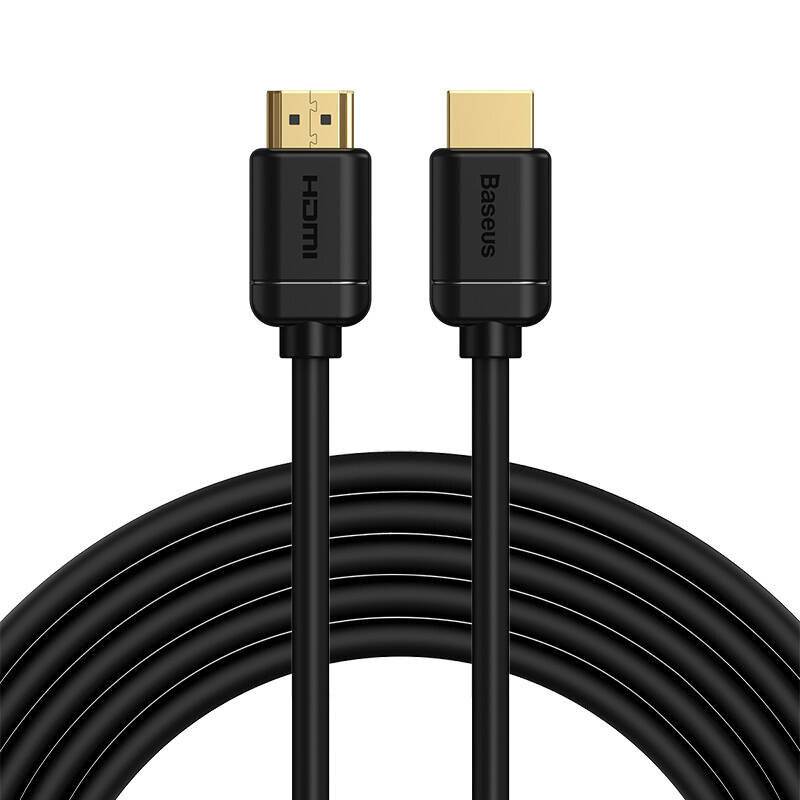Baseus 2x HDMI 2.0 4K 60Hz Kabel, 3D, HDR, 18Gbps, 5m (schwarz)