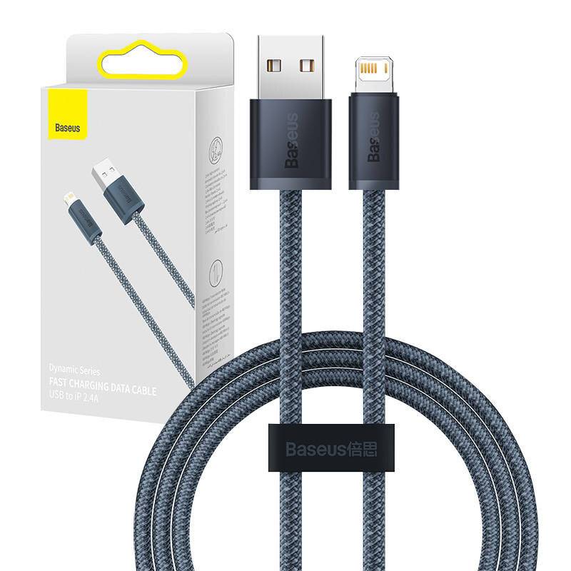 Baseus Dynamic Series Kabel USB zu Lightning, 2.4A, 2m (grau)
