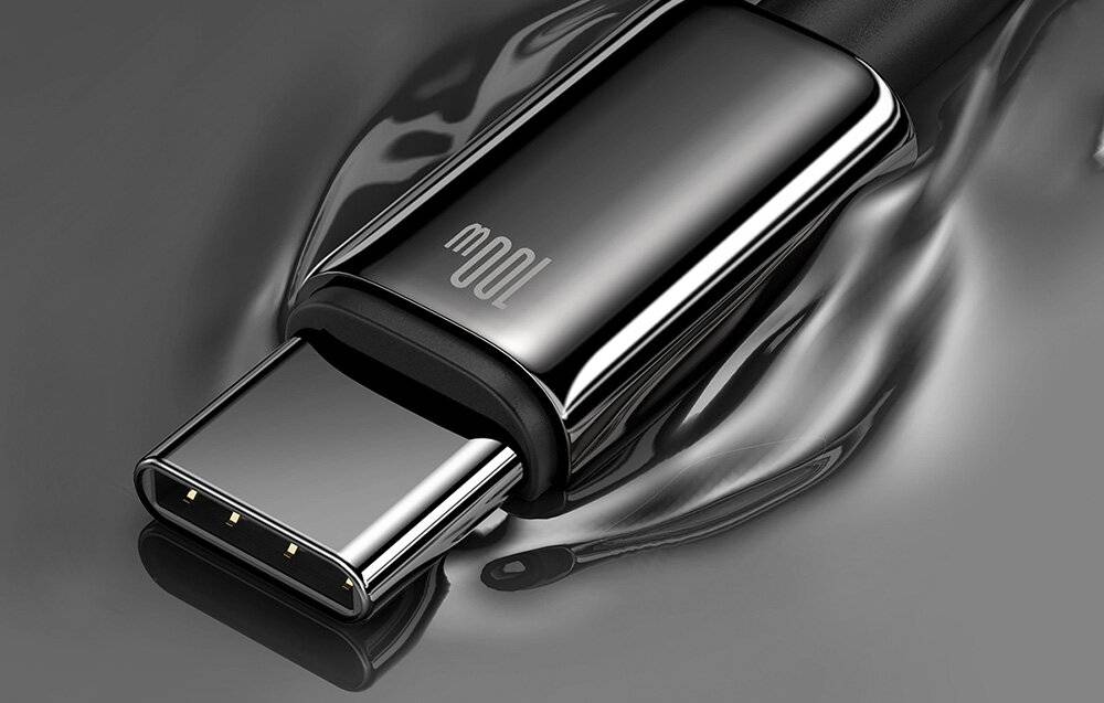 Baseus Tungsten Gold Kabel USB zu USB-C, 100W, 2m (schwarz)