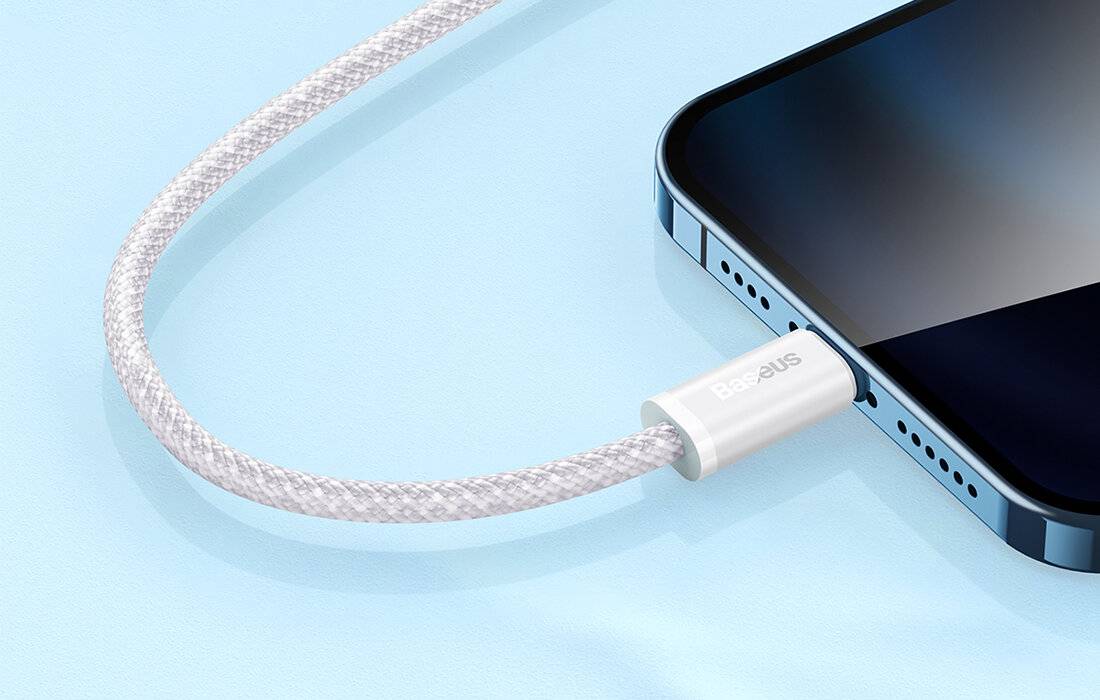 Baseus Dynamisches Kabel USB zu Lightning, 2.4A, 2m (Weiß)