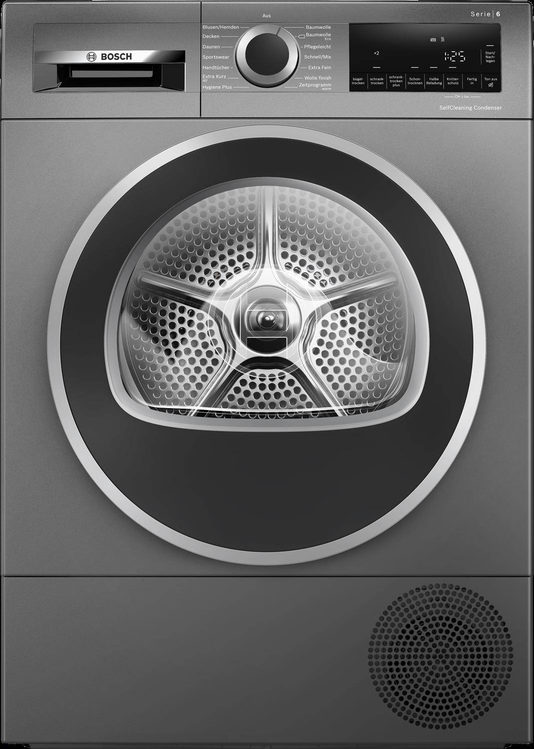 Bosch Serie 6, Wärmepumpentrockner, 9 kg, WQG2450R10