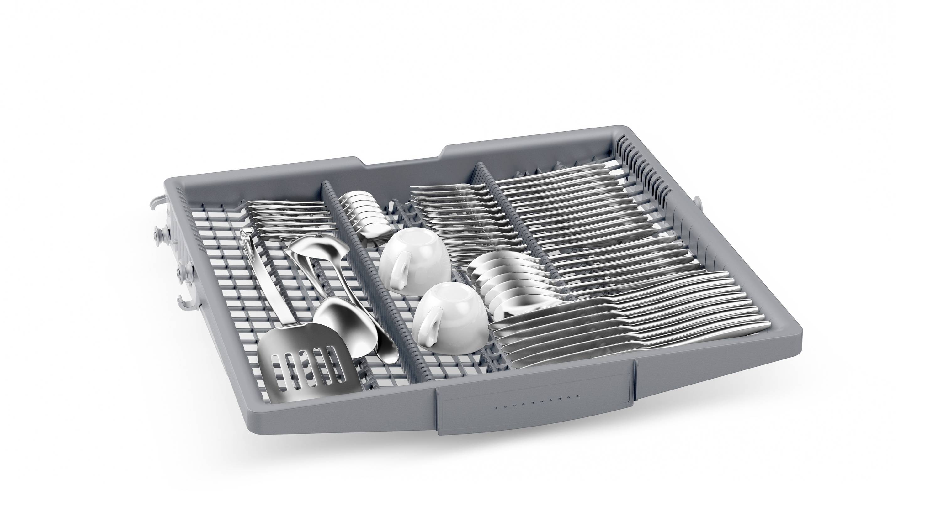 Bosch Serie 4, Unterbau-Geschirrspüler, 60 cm, Gebürsteter Stahl, SMU4EVS08E