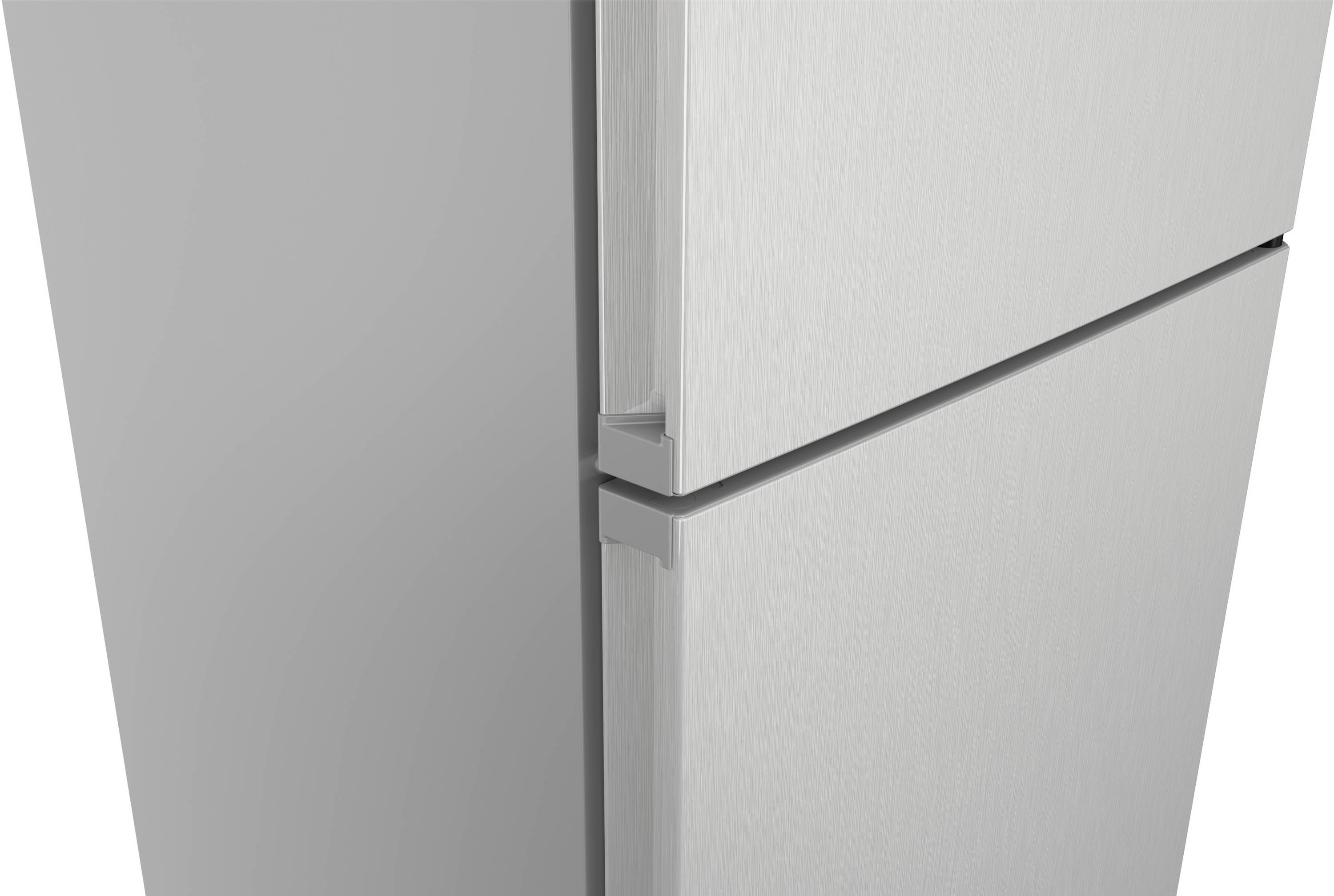 Bosch Serie 4, Freistehende Kühl-Gefrier-Kombination mit Gefrierbereich unten, 186 x 60 cm, Metall-Optik, KGN362LBF