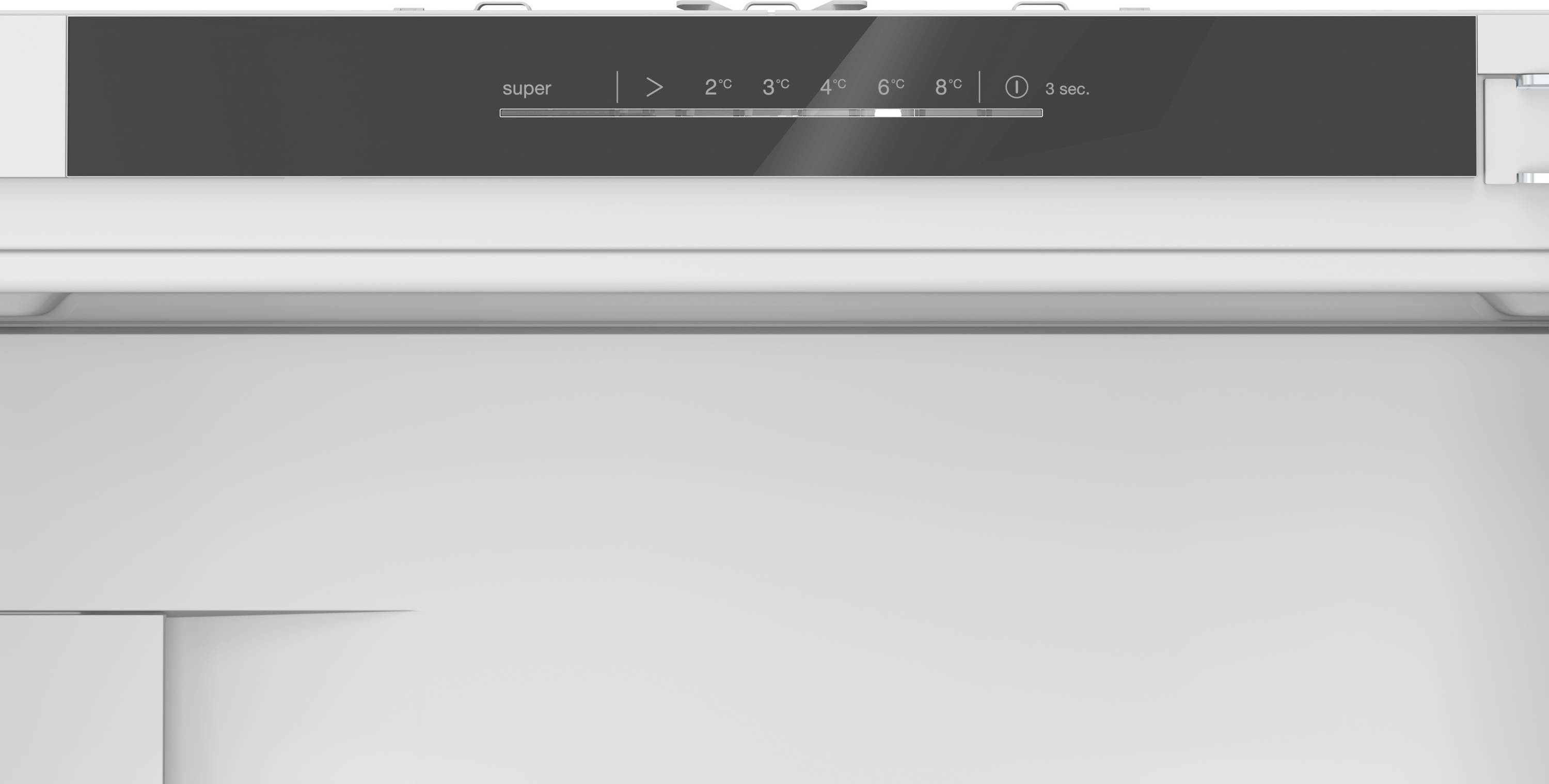 Bosch Serie 4, Einbau-Kühlschrank mit Gefrierfach, 177.5 x 56 cm, Flachscharnier, KIL82VFE0